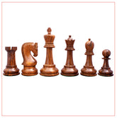 Leningrade Series 4" Shesham Wood Staunton Chess Set